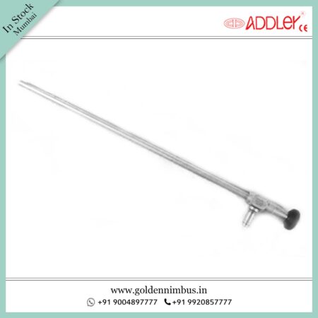 This image is about Addler 10mm 45 Degree Autoclavable Laparoscope