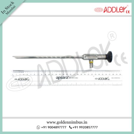 This image is showing Addler 8mm 70 Degree Autoclavable Laparoscope