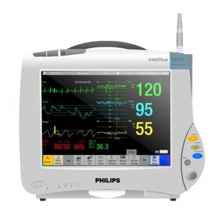 This image is about Philips Intellivue MP50 Patient Monitor