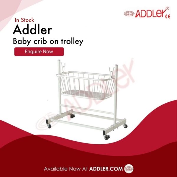 This image is about Baby Crib on Trolley
