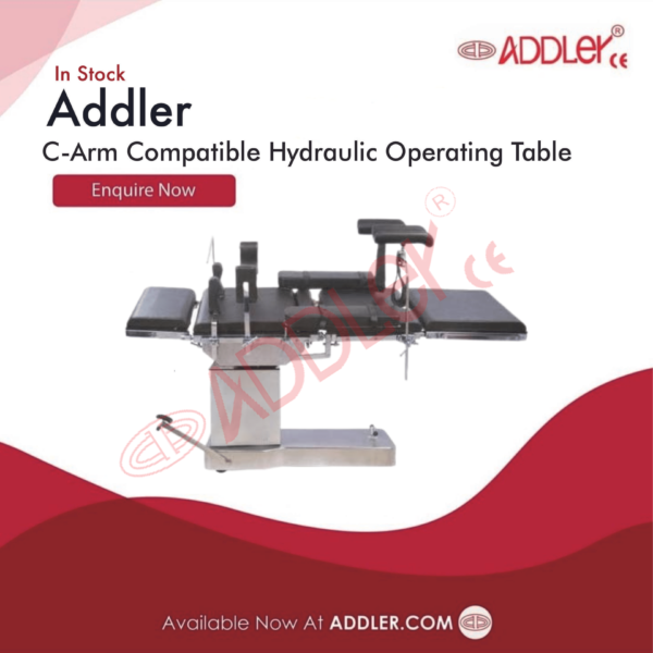 This image is about C-Arm Compatible Hydraulic Operating Table