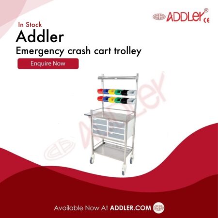 This image is about Emergency Crash Cart Trolley