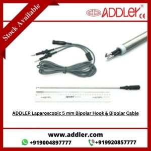 ADDLER Laparoscopic Instruments 5 mm Bipolar Hook & Bipolar Cable