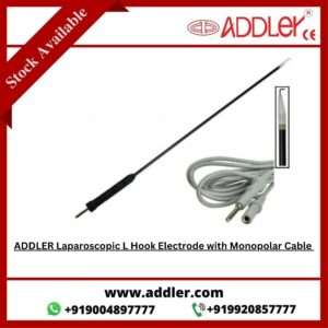ADDLER Laparoscopy L Hook Electrode Monopolar Cable Laparoscopic Instruments